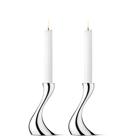 Cobra Small Candleholder Pair