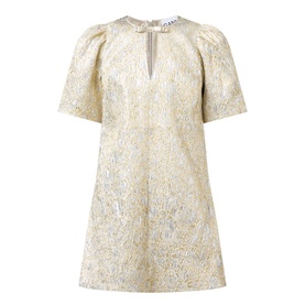 Metallic Mini Shift Dress