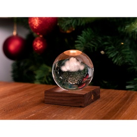 Amber Rain Cloud Crystal Light