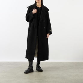 Textured Boucl&eacute; Coat