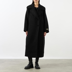 Textured Boucl&eacute; Coat