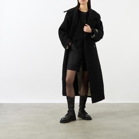 Textured Boucl&eacute; Coat