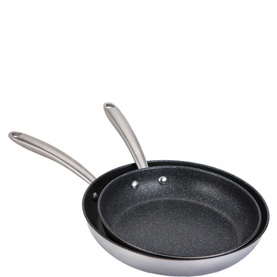 Stainless Steel Induction 2-Piece Frying Pan Set