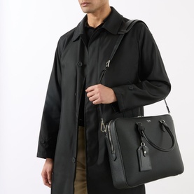 Soft Grained Leather Briefcase