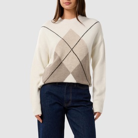 Emma Argyle Knit Sweater