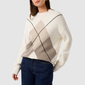 Emma Argyle Knit Sweater