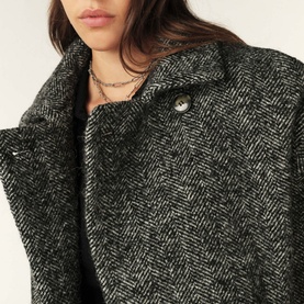 Tolsom Herringbone Peacoat