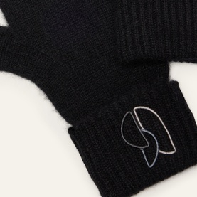 Cimon Logo Cashmere Gloves