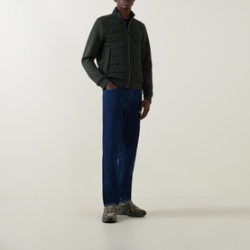 Signature Stripe Down Jacket
