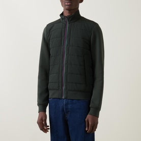 Signature Stripe Down Jacket