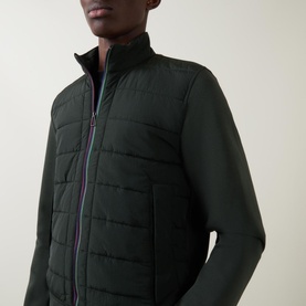 Signature Stripe Down Jacket