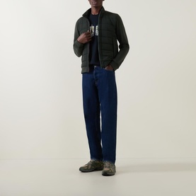 Signature Stripe Down Jacket