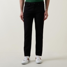 Mid-Rise Tapered Jeans
