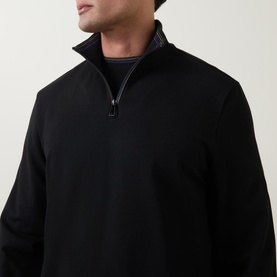 Artist Stripe Half-Zip Sweater