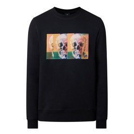 Skull Square Logo Sweatshirt