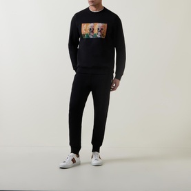Skull Square Logo Sweatshirt