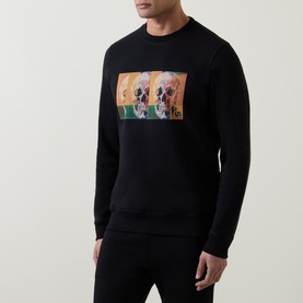 Skull Square Logo Sweatshirt
