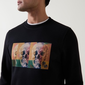 Skull Square Logo Sweatshirt