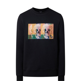 Skull Square Logo Sweatshirt