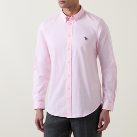 Zebra Logo Button-Down Shirt