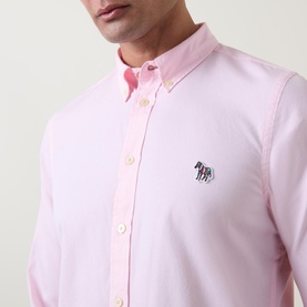Zebra Logo Button-Down Shirt