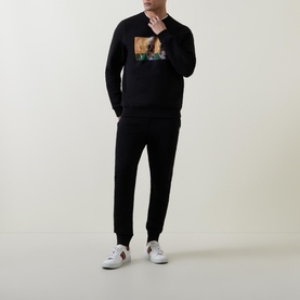 Zebra Badge Logo Drawstring Sweatpants