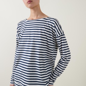 Cyra Stripe Pyjama Top