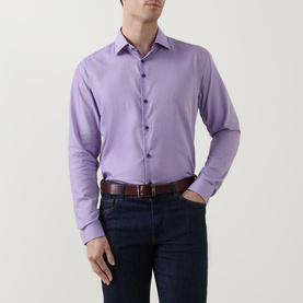 Diamond Structure Single-Cuff Shirt