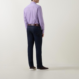 Diamond Structure Single-Cuff Shirt