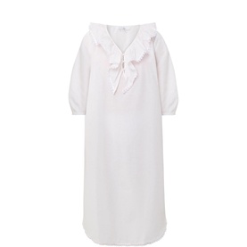 Toby Voile Ruffle-Trim Night Dress