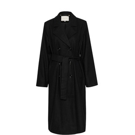 Fanny Double-Breasted Belted Coat