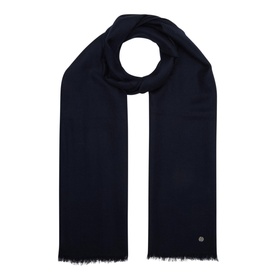 Frayed Logo Scarf