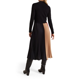 Kiera Colourblock Pleated Dress