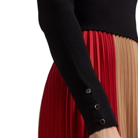 Kiera Colourblock Pleated Dress
