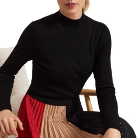 Kiera Colourblock Pleated Dress