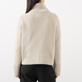 Fleur Turtleneck Cashmere Sweater