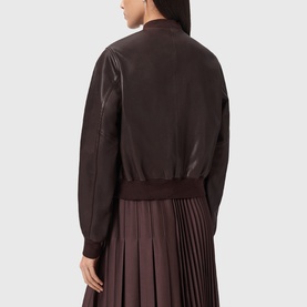 Orten Leather Bomber Jacket