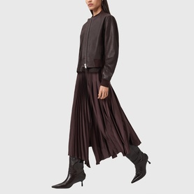 Orten Leather Bomber Jacket