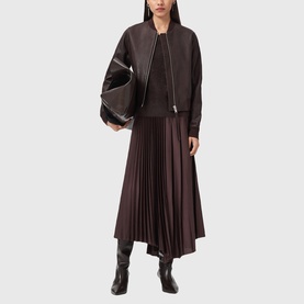 Orten Leather Bomber Jacket