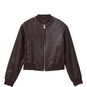 Orten Leather Bomber Jacket