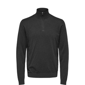 Knitted Half-Zip Sweater