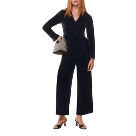 Elora Velvet Wide-Leg Jumpsuit