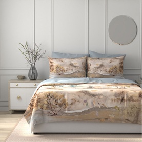 Golden Landscape Duvet Set