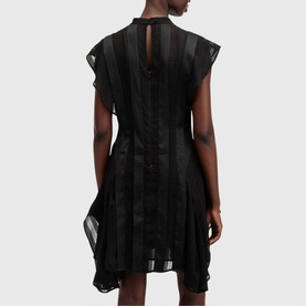 Fleur Texture Ruffle Dress
