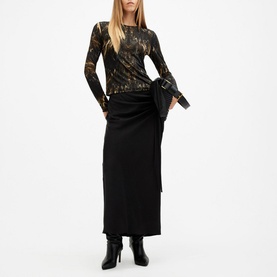 Katlyn Abstract Print Top