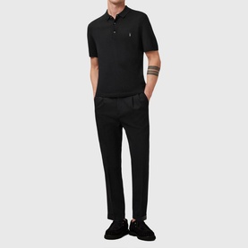 Mode Logo Knitted Polo Shirt