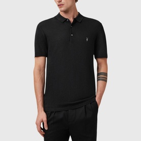 Mode Logo Knitted Polo Shirt