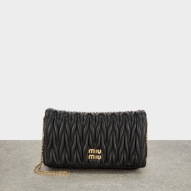 Matelass&eacute; Mini Chain Crossbody Bag