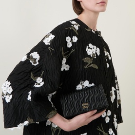 Matelass&eacute; Mini Chain Crossbody Bag