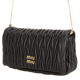 Matelass&eacute; Mini Chain Crossbody Bag
